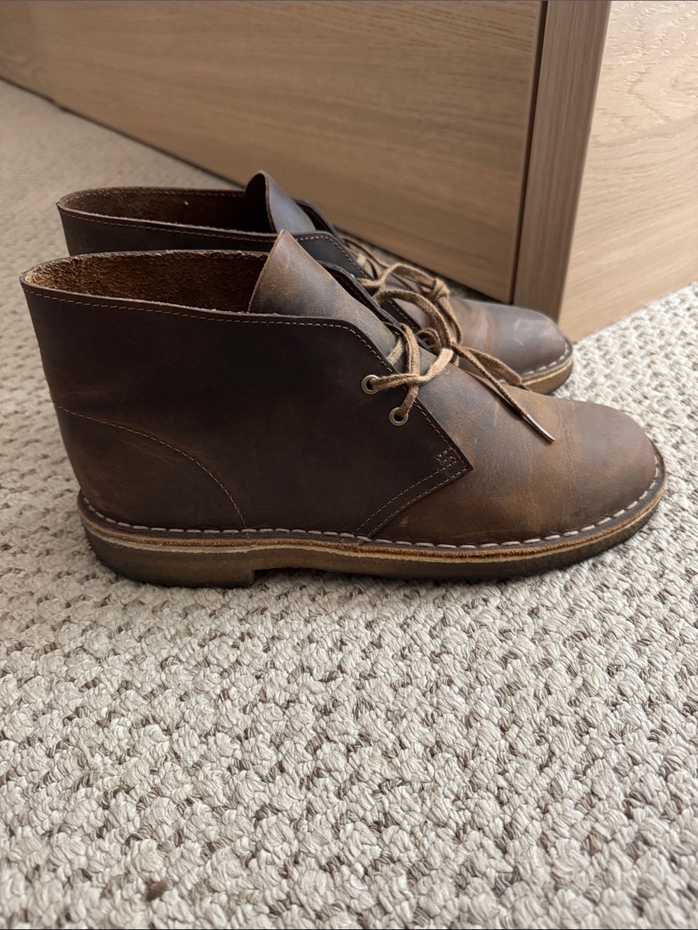 Clark’s Desert Boots Leather Beeswax - Men’s 7.5